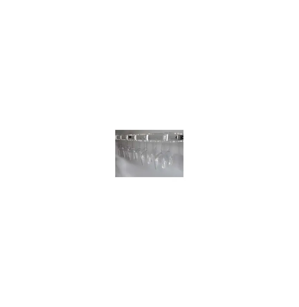 Line12 plexiglas glazenrek – Glazenrek van gesatineerd plexiglas voor 12 glazen
